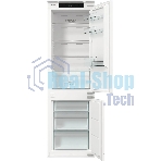 Встраиваемый холодильник Gorenje NRKI517141 белый двухкамерный 175/68 л морозилка снизу, No Frost