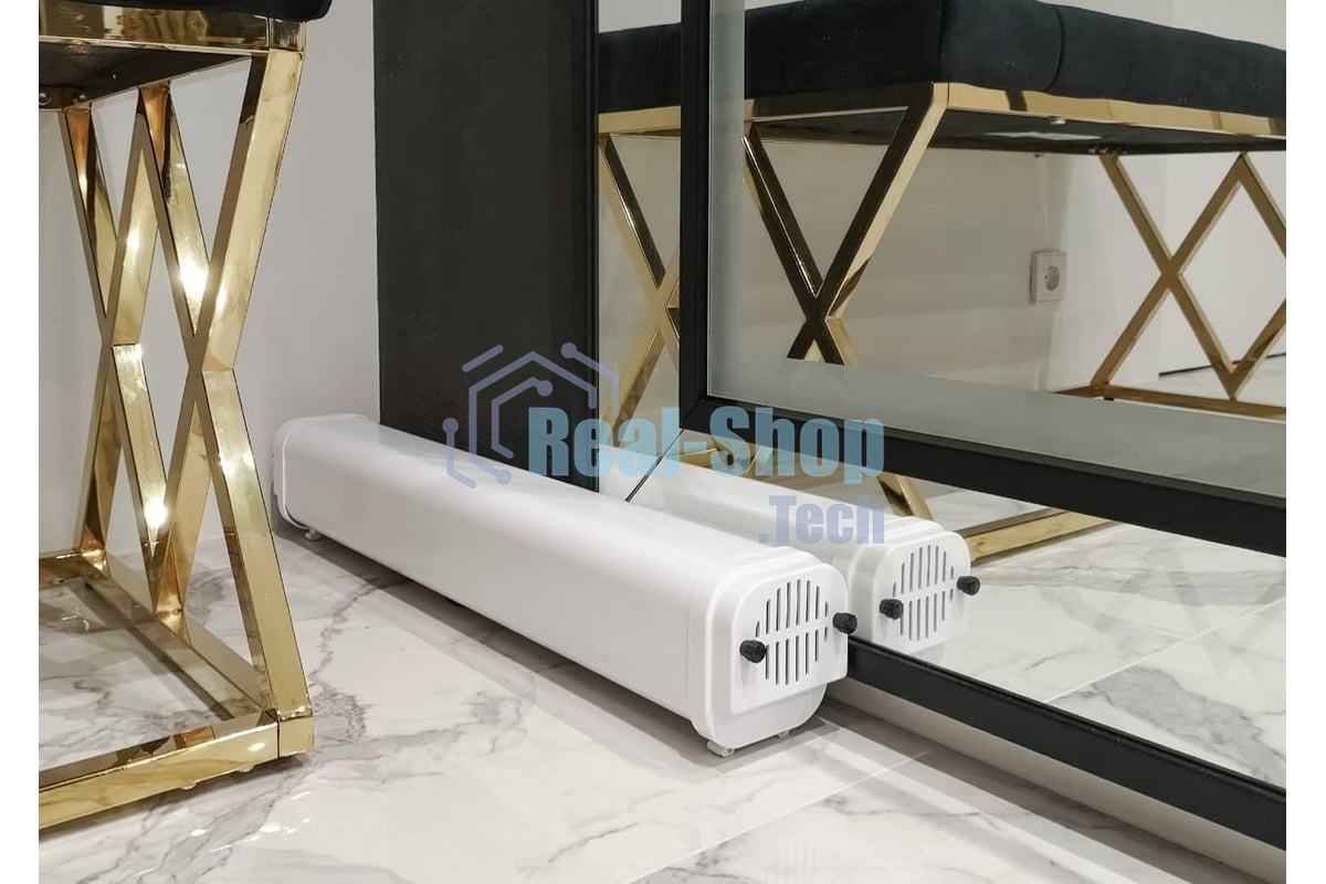 Бактерицидный рециркулятор NAVIGATOR NUR-01-215-G13-WH белый, 30 м², 30 м³/ч, ультрафиолетовая очистка, 2 УФ-лампы, цоколь G13, механическое управление