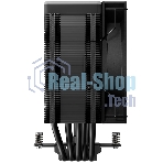Кулер для процессора DEEPCOOL AG500 BK ARGb V2 черный 120мм алюминий+медь 1900rpm 29.4db 40pin 240W 160мм