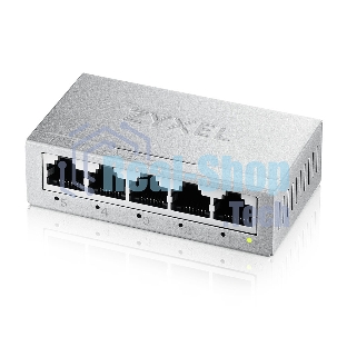 Коммутатор Zyxel GS-105B v5, 5 портов 1000 Мбит/с, настольный, металлический корпус