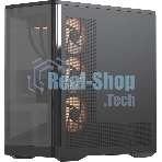 Компьютерный корпус Formula V Line Crystal U9 PA Black, ATX, TYPE-C*1, USB3.0*2, Curved Glass, SIDE 3x PERFORMANCE ARGB, REAR 1x PERFORMANCE ARGB