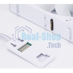 Кулер для корпуса Thermalright TL-M12QRW Reverse (124x120x25mm, 4-pin PWM, ARGB, 47.6CFM, 23.2dBA, 1500RPM, White)
