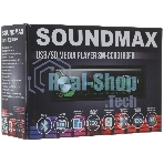 Автомагнитола Soundmax SM-CCR3186, 1 DIN, Bluetooth, USB Type-A, AUX