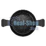 Кастрюля Maunfeld FRIDA MCS29FA02DG из кованого алюминия со стеклянной крышкой, 20 см, 2,9 л.