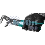 Клещи переставные KRAFTOOL 22353-25 Bulldog Cr-V, max захват 60мм, губки 6мм, 250мм