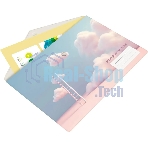 Конверт на кнопке Silwerhof CLOUD A5 непрозрачный пластик 0.25мм