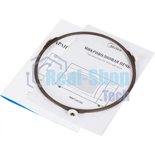 Микроволновая печь Midea MM720CKE белый, 20 л, 700 Вт, переключатели - поворотный механизм