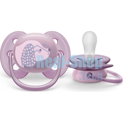 Пустышка Philips Avent ultra soft, собачка, 6-18 мес., 1 шт.