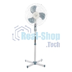 Вентилятор Energy EN-1635R белый/голубой, напольный, 40 Вт, 3 скорости, 40 см, с пультом ДУ