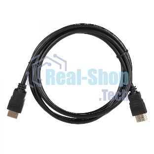 Кабель ACD-DHHM1-18B HDMI 1.4, Golden Plated,19m/19m, черный, 1.8м