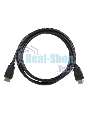 Кабель ACD-DHHM1-18B HDMI 1.4, Golden Plated,19m/19m, черный, 1.8м