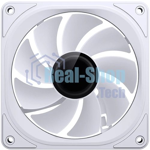 Вентилятор для корпуса JONSBO FR-606WR Reverse (120x120x25мм, 4-pin PWM, ARGb, 35.99CFM, 26.5dBA, 1500RPM, белый)