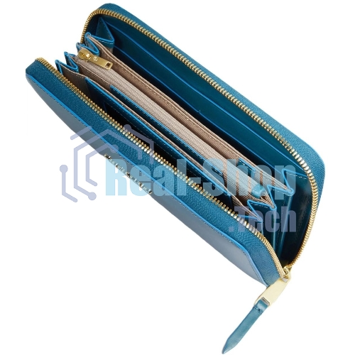 Кошелек женский Piquadro Blue Square PD1515B2R/OT3 синий петроль натур.кожа