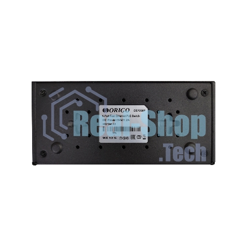 Коммутатор неуправляемый PoE ORIGO OS1206P/60W/A1A 4x100Base-TX PoE+, 2x100Base-TX, PoE-бюджет 60 Вт, корпус металл