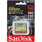 Флеш карта CF 64Gb SanDisk Extreme 120Mb/s