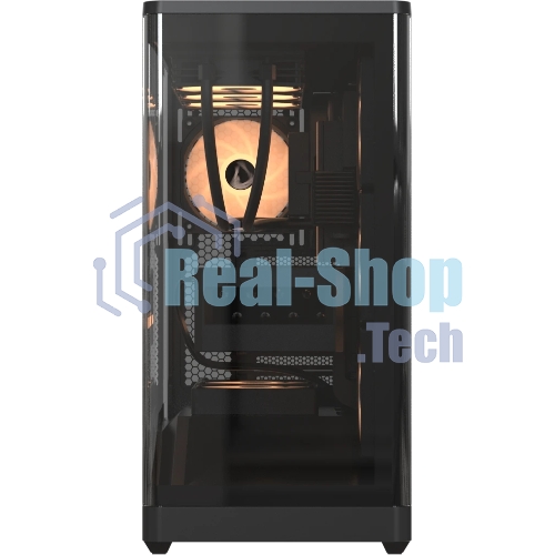 Компьютерный корпус Formula V Line Crystal U9 PA Black, ATX, TYPE-C*1, USB3.0*2, Curved Glass, SIDE 3x PERFORMANCE ARGB, REAR 1x PERFORMANCE ARGB