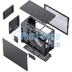 Корпус без блока питания JONSBO D31 MESH Black MATX без БП, боковая панель из закаленного стекла, mini-ITX, micro-ATX, черный