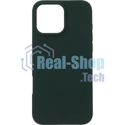 Чехол Microfiber Case для Apple iPhone 16 Pro Max зеленый опал, Borasco