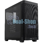 Компьютерный корпус без блока питания Case HSPD M740, Mesh Mid Tower, черный, TG, 0.6 SPCC, no fans, E-ATX, ATX, mATX, mITX, 170/400/200мм, 4x2.5