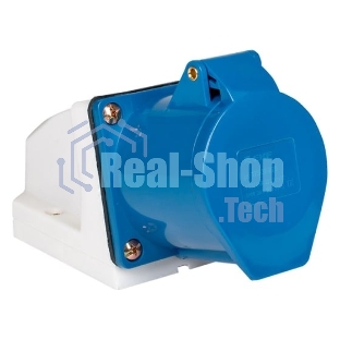 Розетка стационарная наружная 123 2Р+РЕ 32А 220 В IP44 PROxima EKF ps-123-32-220-PRO