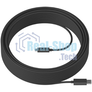 Кабель Accessory Logitech STRONG USB 3.1 CABLE 10 M, графитовый