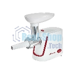 Мясорубка электрическая АКСИНЬЯ КС-2002 белый, 2000 Вт, 1.7 кг/мин, реверс, защита от перегрузки, насадки - 5