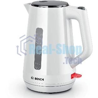 Чайник электрический Bosch TWK1M121 1.7 л, 2400 Вт, белый корпус: пластик