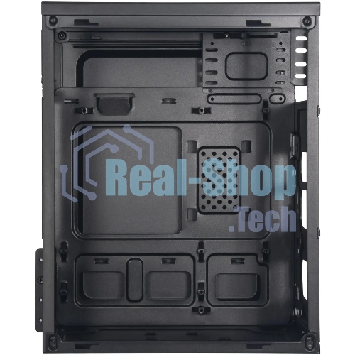 Компьютерный корпус Digma DCC-MN302 черный без БП mATX 1x80мм 2x120мм 1xUSB2.0 1xUSB3.0 audio