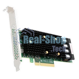 Адаптер-HBA Broadcom SAS 9400-16i SGL (05-50008-00) PCIe 3.1 x8 LP, Tri-Mode SAS/SATA/NVMe 12G HBA, 16port(4*int SFF8643), 3416 IOC