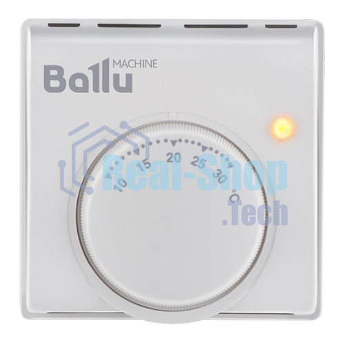 Комплект обогреватель инфракрасный Ballu BIH-GTW-1.0 + BMT-1 белый, 1000 Вт, 20 м2, термостат