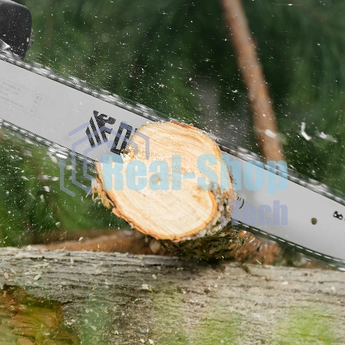 Пила цепная электрическая Denzel EDS-2200, 2,2кВт, продольная, шина 45 см, шаг 3/8, паз 1,3 мм, 62 зв