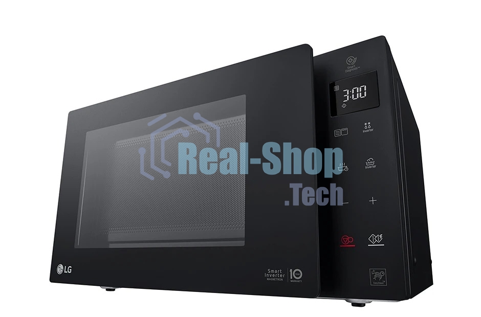 Микроволновая печь LG MB63W35GIB черный, 23 л, 1000 Вт, переключатели - сенсор
