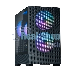 Компьютерный корпус ZALMAN P30 AIR, MATX, BLACK, WINDOW, 2xCombo (3.5'' or 2.5''), 3x2.5