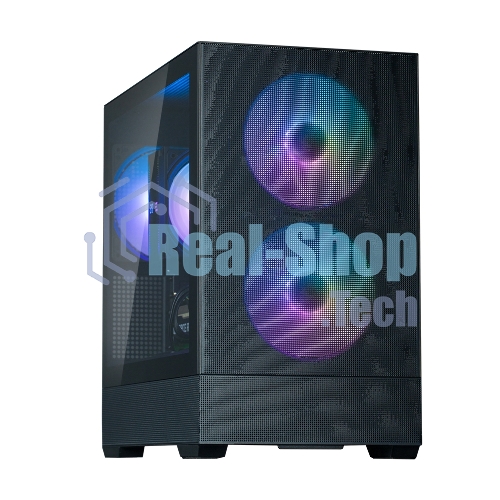 Компьютерный корпус ZALMAN P30 AIR, MATX, BLACK, WINDOW, 2xCombo (3.5'' or 2.5''), 3x2.5