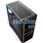 Компьютерный корпус без блока питания Case Raijintek AGOS MAX-MS4, Midi-Tower, TG, 4x140мм ARGB, 2xUSB 3.0 + 1xUSB Type-C, E-ATX, ATX, mATX, mITX черный