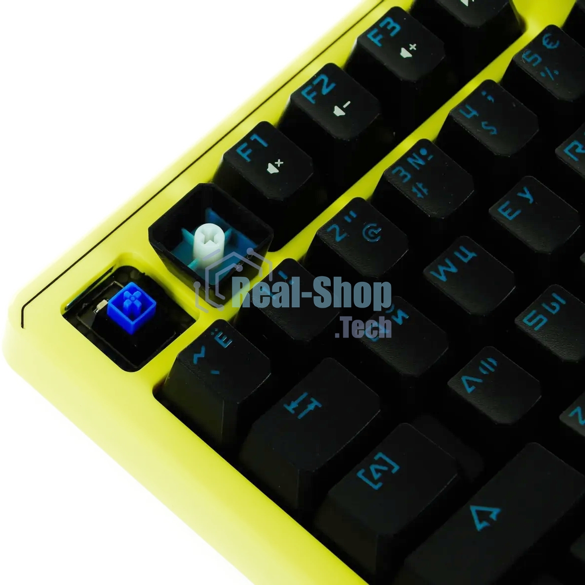 Клавиатура проводная A4Tech Bloody B810RC Punk USB желтый/черный