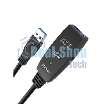 Кабель-адаптер USB3.0-repeater, удлинительный активный Am-->Af 15м QUST/qust