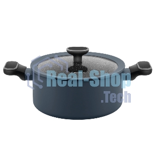 Кастрюля Maunfeld FRIDA MCS29FA02DG из кованого алюминия со стеклянной крышкой, 20 см, 2,9 л.