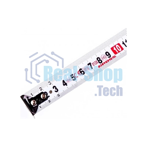 Рулетка Gross 32564 Komfortabel, 10 м х 25 мм обрезиненный корпус