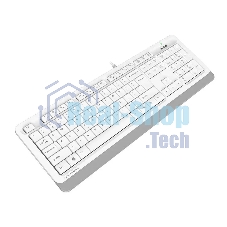 Клавиатура проводная A4Tech Fstyler FK10, USB, белый/серый