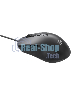 Мышь проводная Oklick 211M черный, 2400 dpi, USB, кнопки - 6