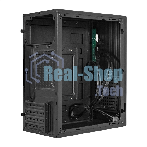 Компьютерный корпус Minitower ExeGate BAA-303MU-UNS400 (mATX, БП UNS400 с вент. 12см, 2*USB+1*USB 3.0, HD Audio, черный)