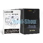 Источник бесперебойного питания ExeGate Power NB-800.LED.AVR.2SH (800VA/480W, LED, AVR, 2*Schuko, батарея 12V 9Ah, Black)