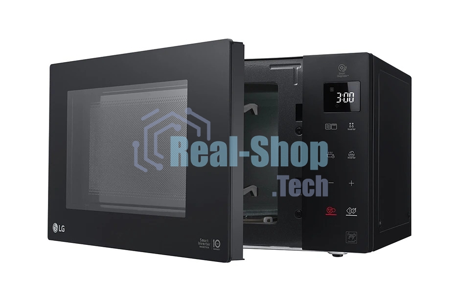 Микроволновая печь LG MB63W35GIB черный, 23 л, 1000 Вт, переключатели - сенсор