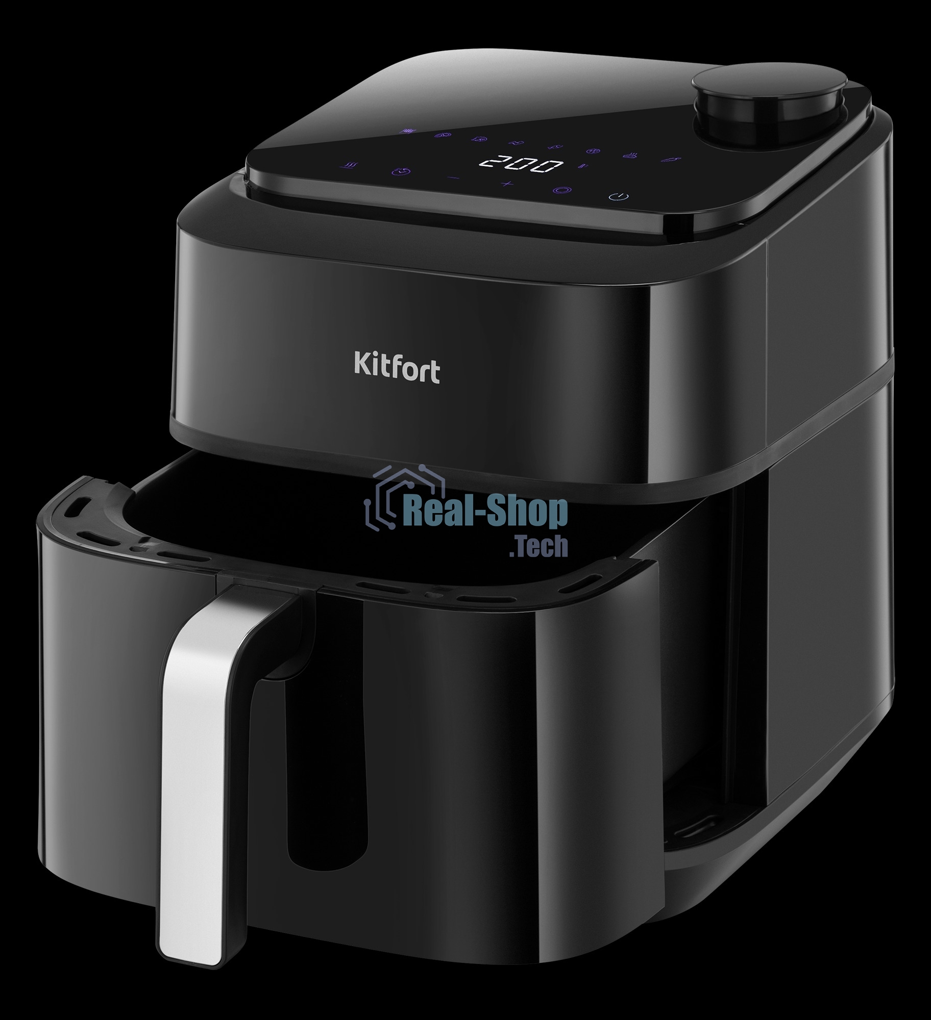 Аэрогриль Kitfort КТ-8154 6.5л 1600Вт черный