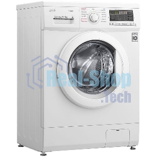 Стиральная машина LG F1296HDS1 белый, загрузка фронтальная 7 кг, 1200 об/мин., класс: А