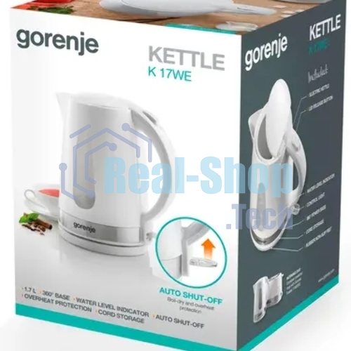 Чайник электрический Gorenje K17WE белый