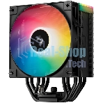 Кулер для процессора DEEPCOOL AG500 BK ARGb V2 черный 120мм алюминий+медь 1900rpm 29.4db 40pin 240W 160мм