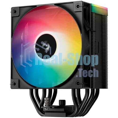 Кулер для процессора DEEPCOOL AG500 BK ARGb V2 черный 120мм алюминий+медь 1900rpm 29.4db 40pin 240W 160мм
