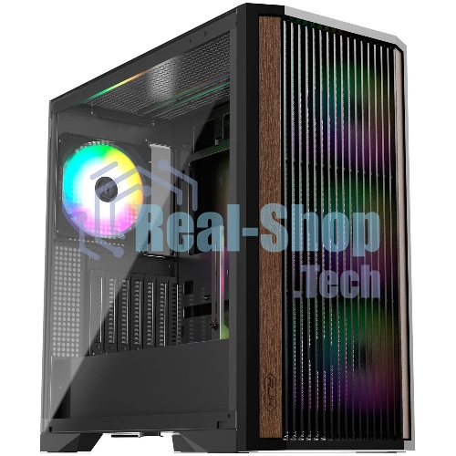 Компьютерный корпус без блока питания Case Raijintek AGOS MAX-MS4, Midi-Tower, TG, 4x140мм ARGB, 2xUSB 3.0 + 1xUSB Type-C, E-ATX, ATX, mATX, mITX черный